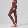 Custom High-Rise Stirrup Leggings with Contour Seams Side