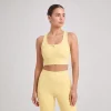 Custom Longline Sports Bra with Front Zip and Mesh Racerback
