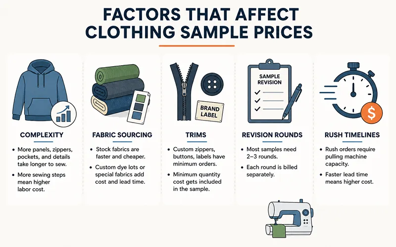 How Much Do Clothing Samples Cost? A Complete Cost Breakdown 11 Factors That Affect Clothing Sample Prices