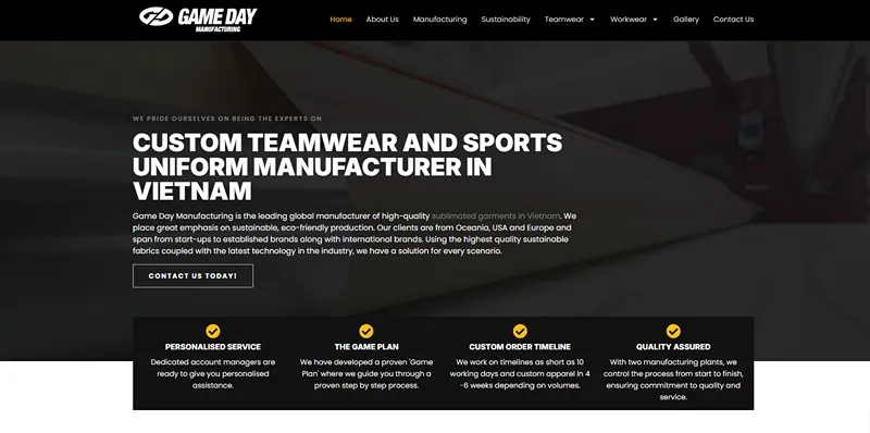 10 Sportswear Manufacturers in Vietnam: Who Makes What? 8 Game Day Manufacturing