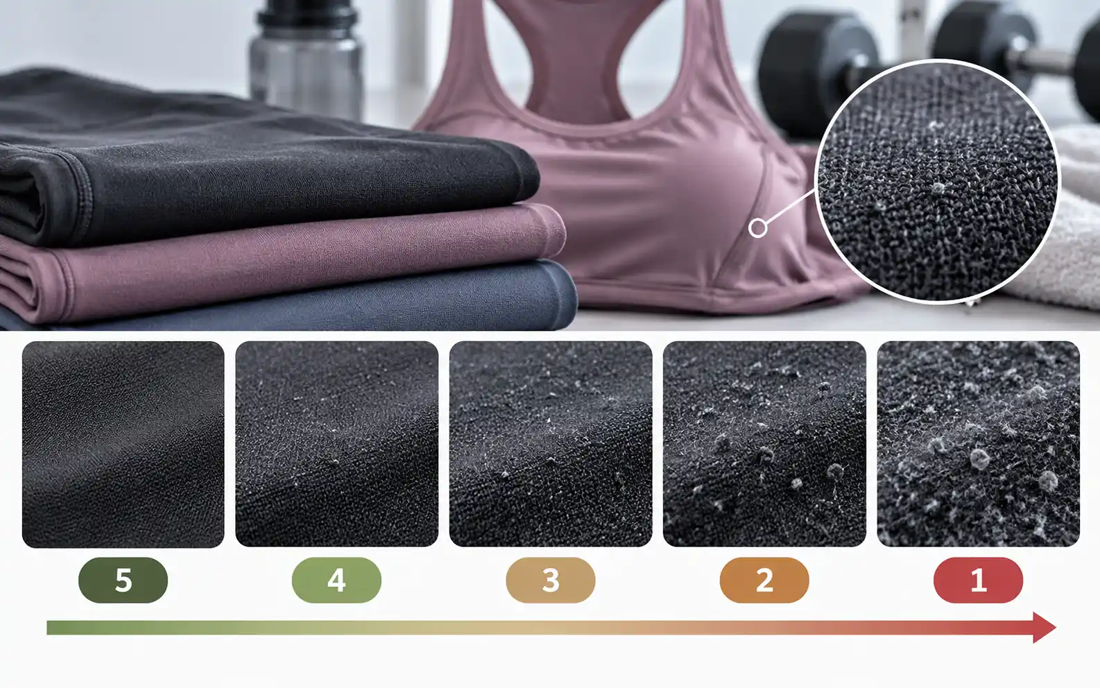 Pilling Resistance Test for Sportswear: What Is a Good Result? 10 What Is a Good Pilling Resistance Result for Sportswear