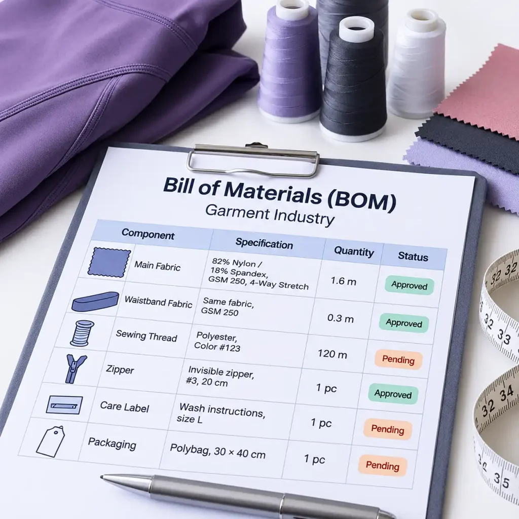 Bill of Materials in Garment Industry: What Buyers Need to Include 1 Bill of Materials in Garment Industry