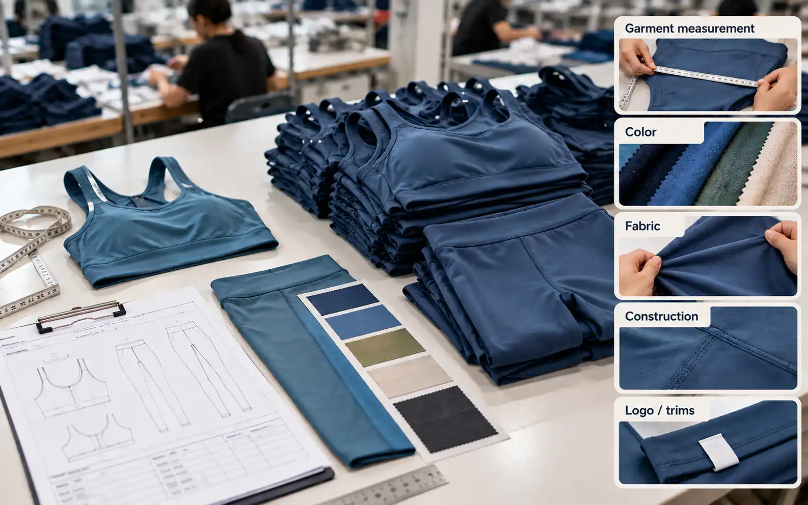 Bulk Order Doesn't Match the Sample? 7 Causes in Activewear Production 16 How Much Difference Between a Sample and Bulk Is Acceptable